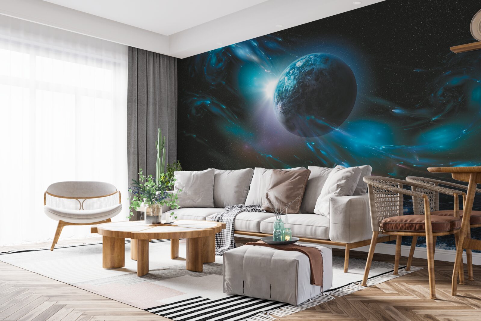 Fototapet spațiul astronomic, obiectul cosmic și universul