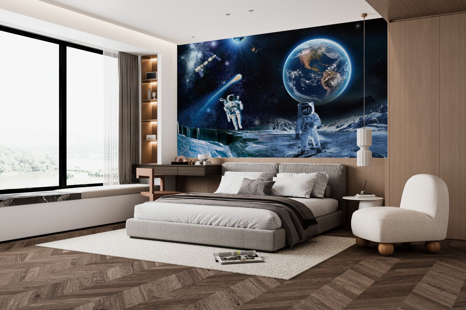 Fototapet frescă și cer