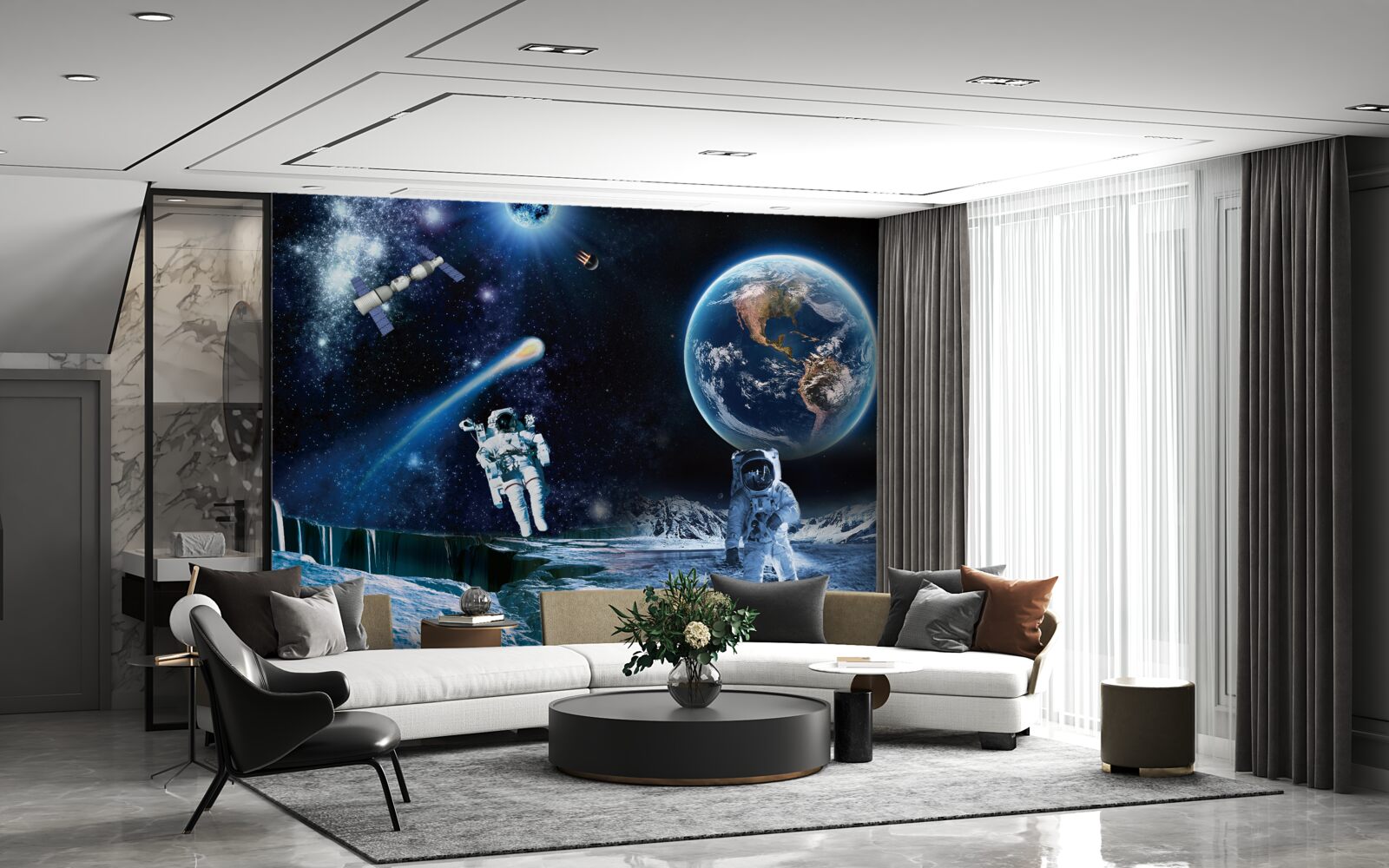 Fototapet frescă și cer