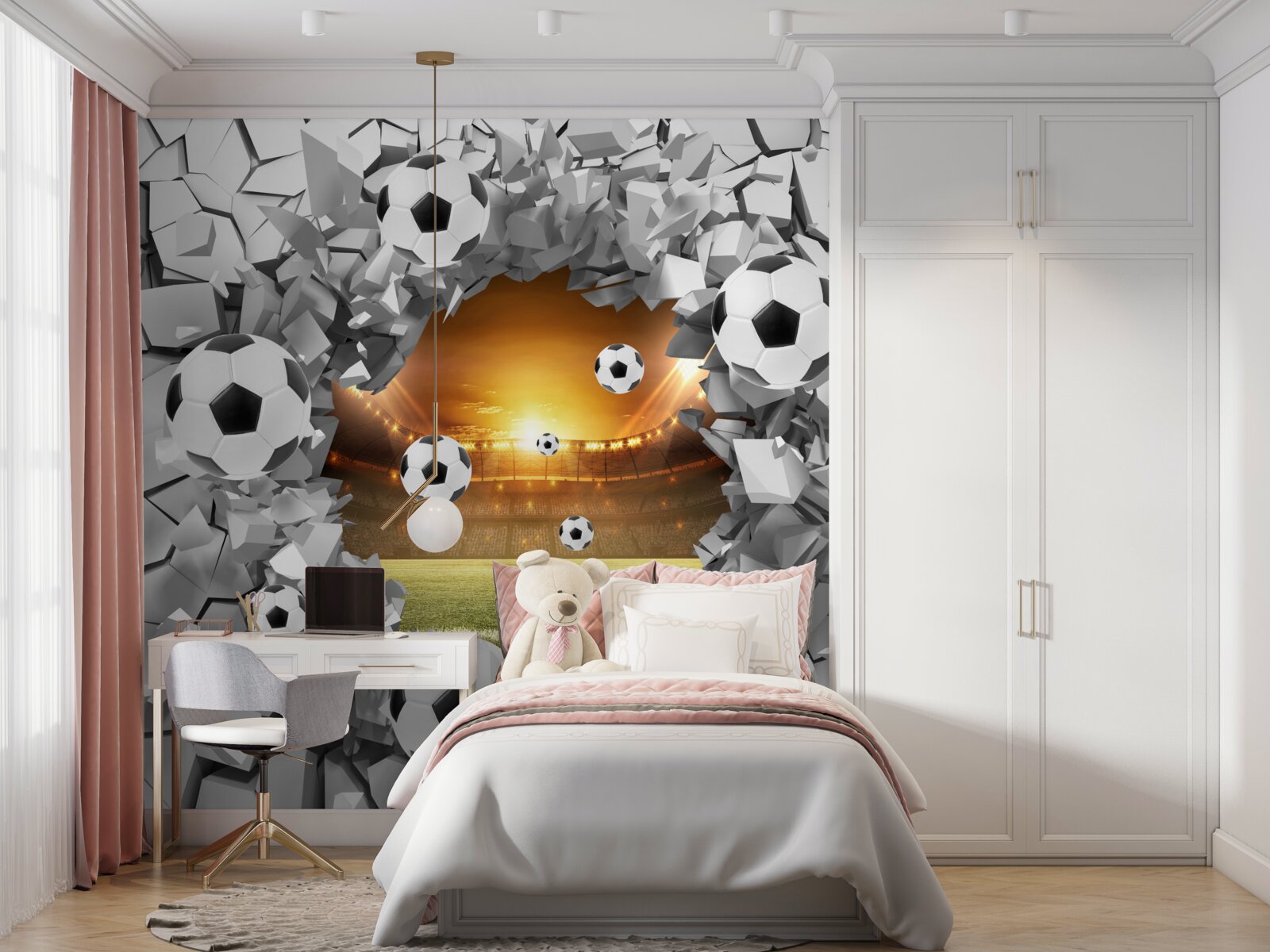 Fototapet bile 3d și container