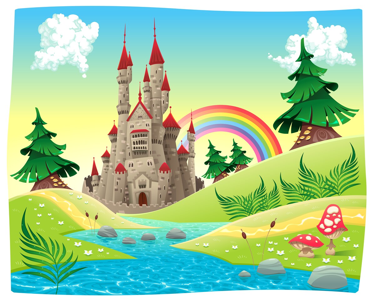 Fototapet fortăreață magică