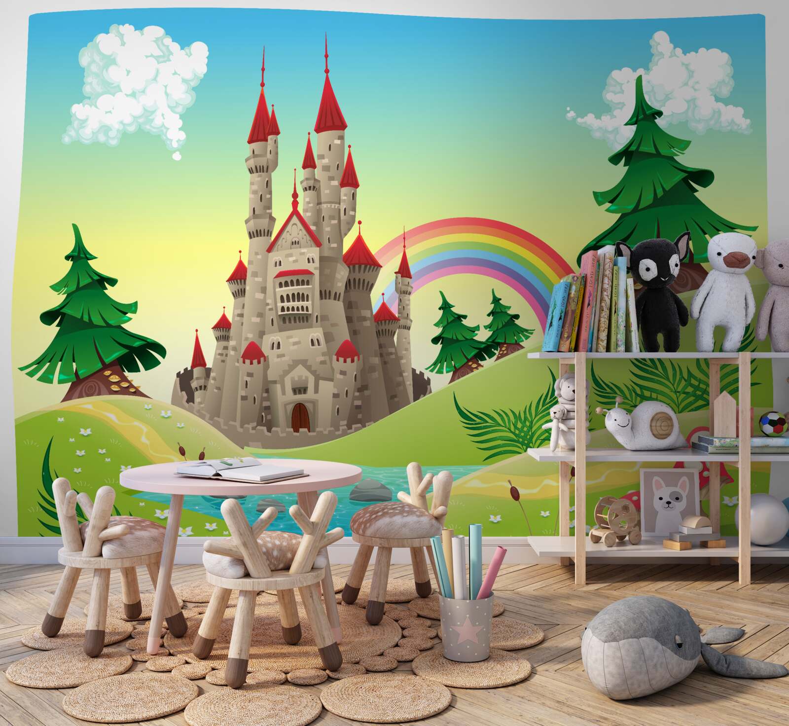 Fototapet fortăreață magică