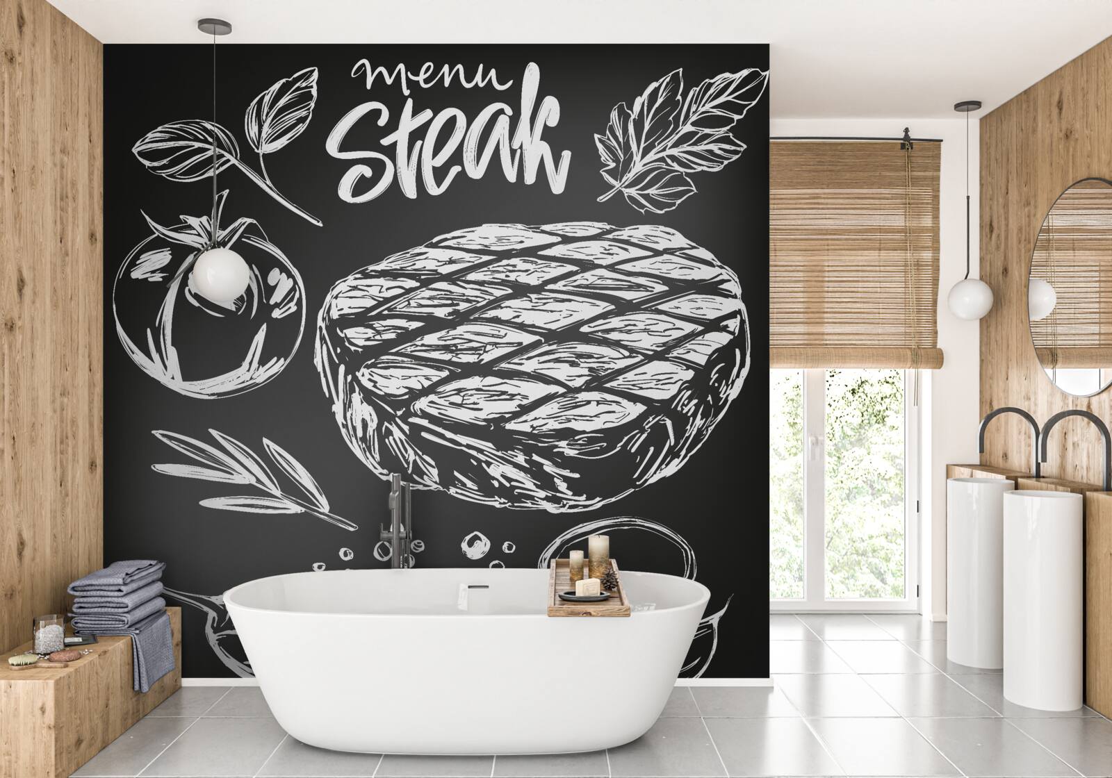 Fototapet friptură condimentată