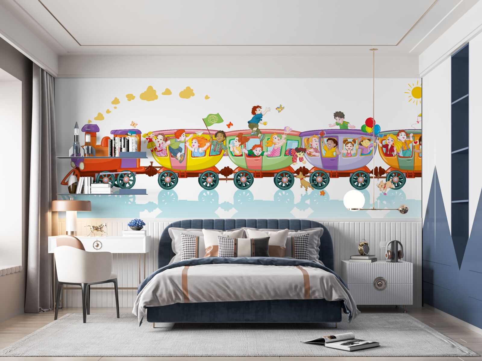 Fototapet un antrenament rapid cu băieții