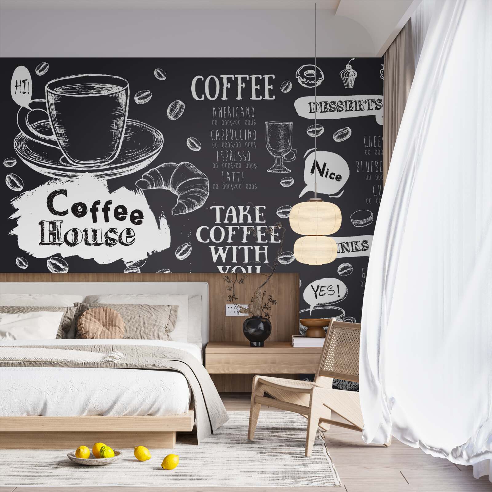 Fototapet meniul cantinei