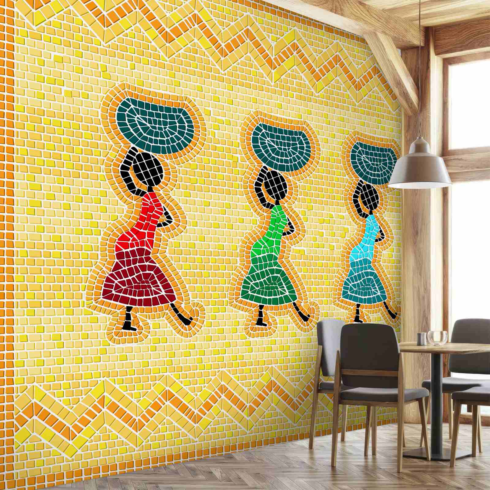 Fototapet imagini naționale ale femeilor îmbrăcate