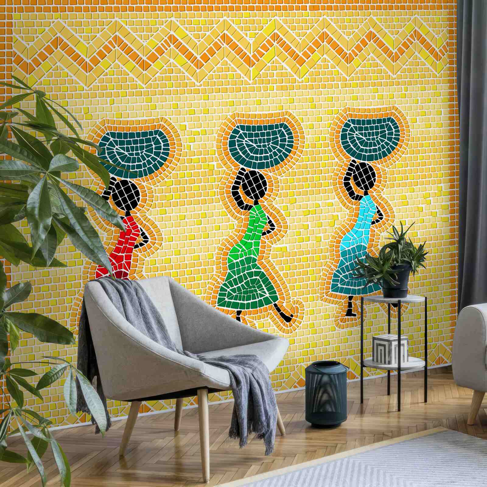 Fototapet imagini naționale ale femeilor îmbrăcate