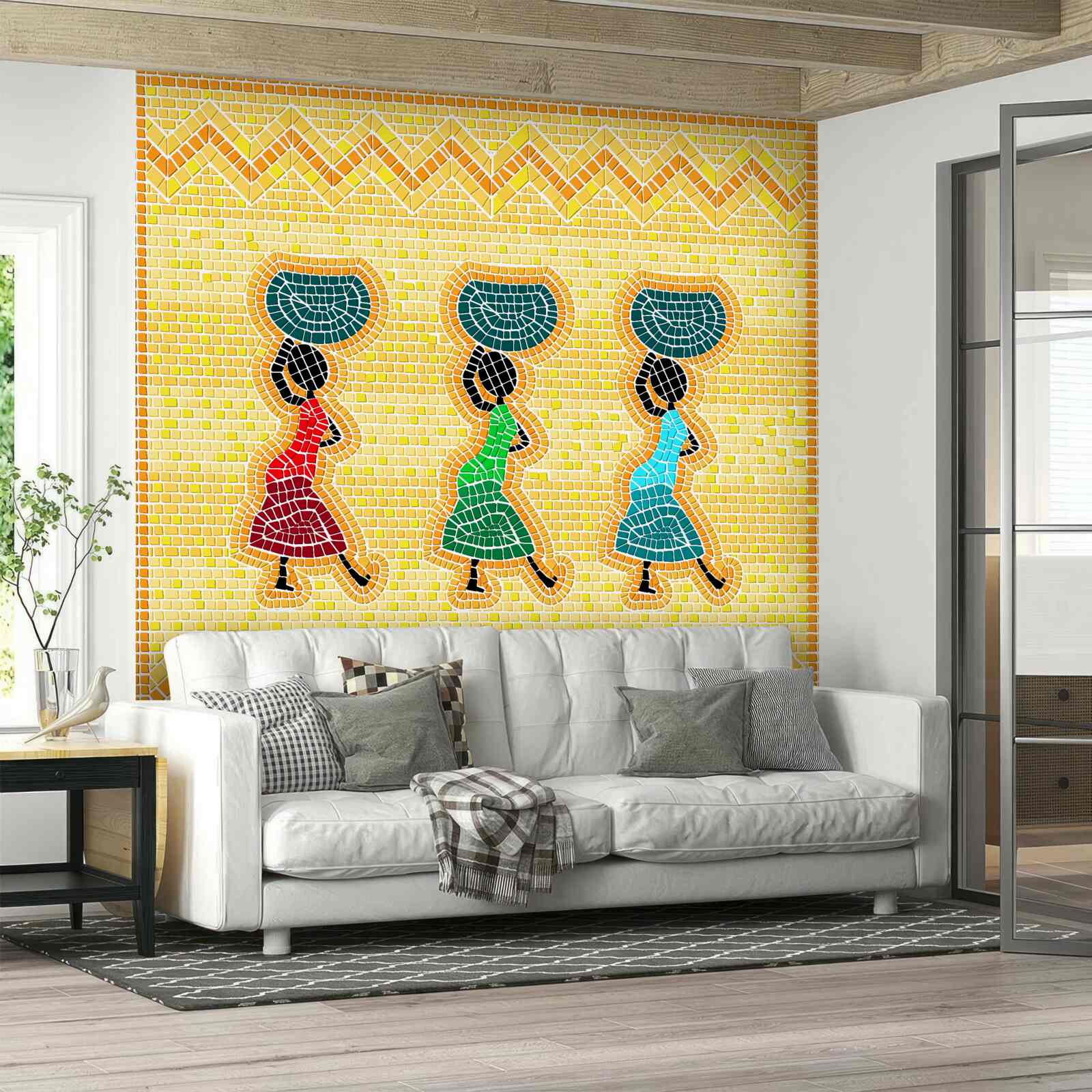 Fototapet imagini naționale ale femeilor îmbrăcate