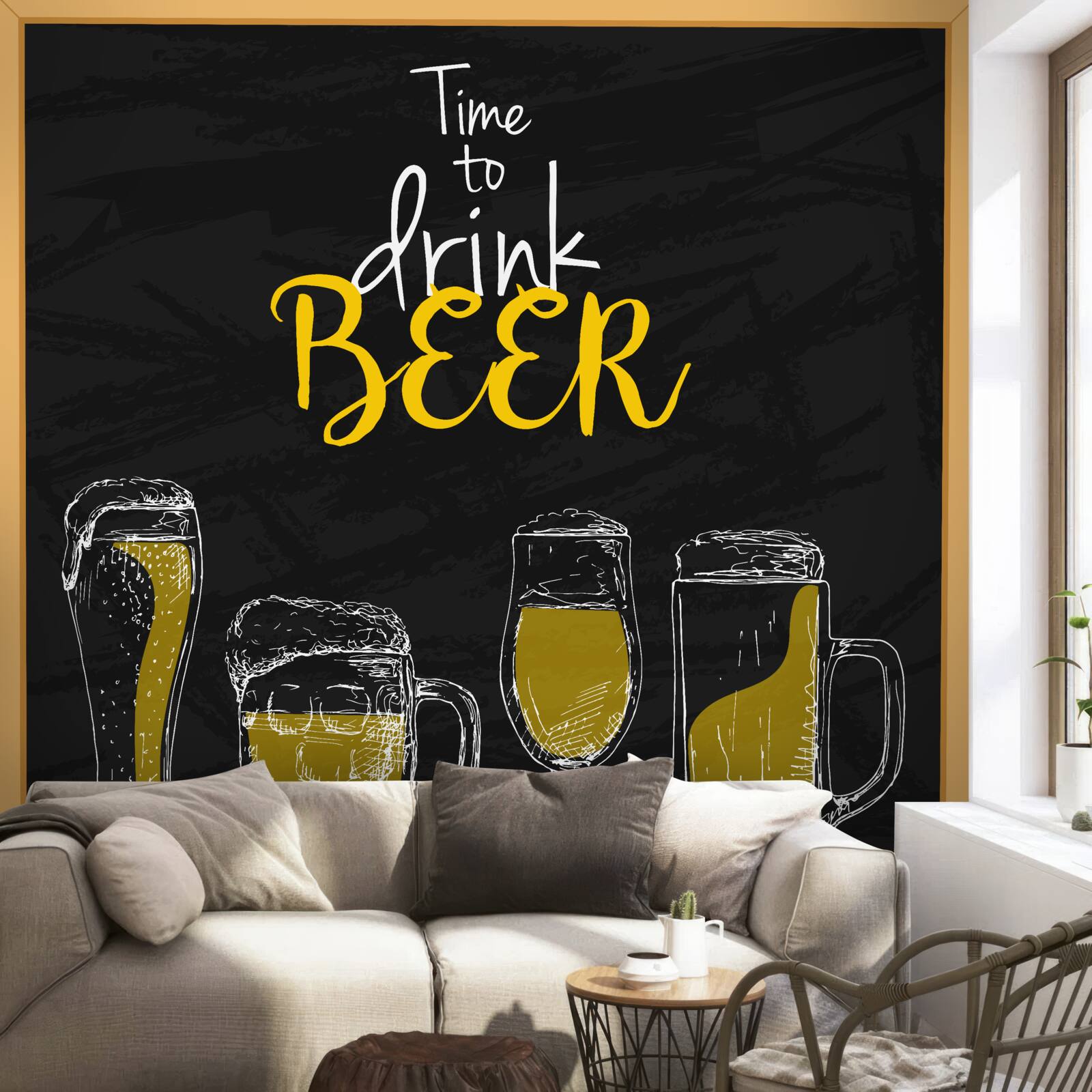 Fototapet pahare de bere