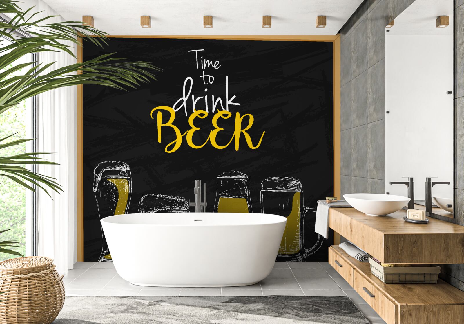 Fototapet pahare de bere