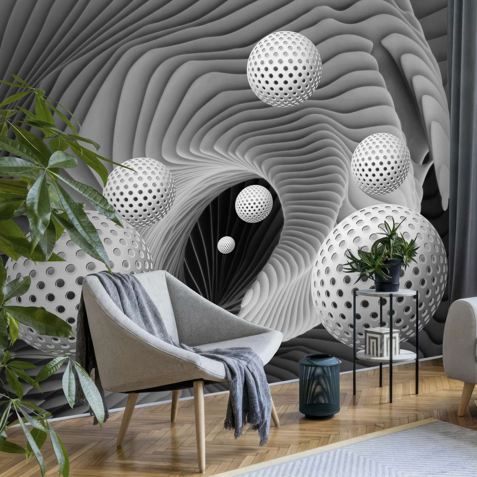 Fototapet 3d bile de zbor departe