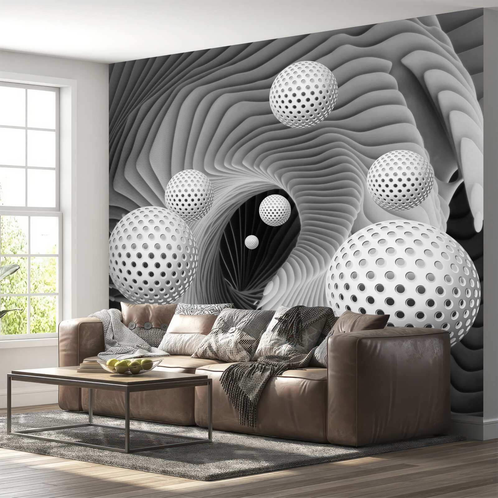 Fototapet 3d bile de zbor departe