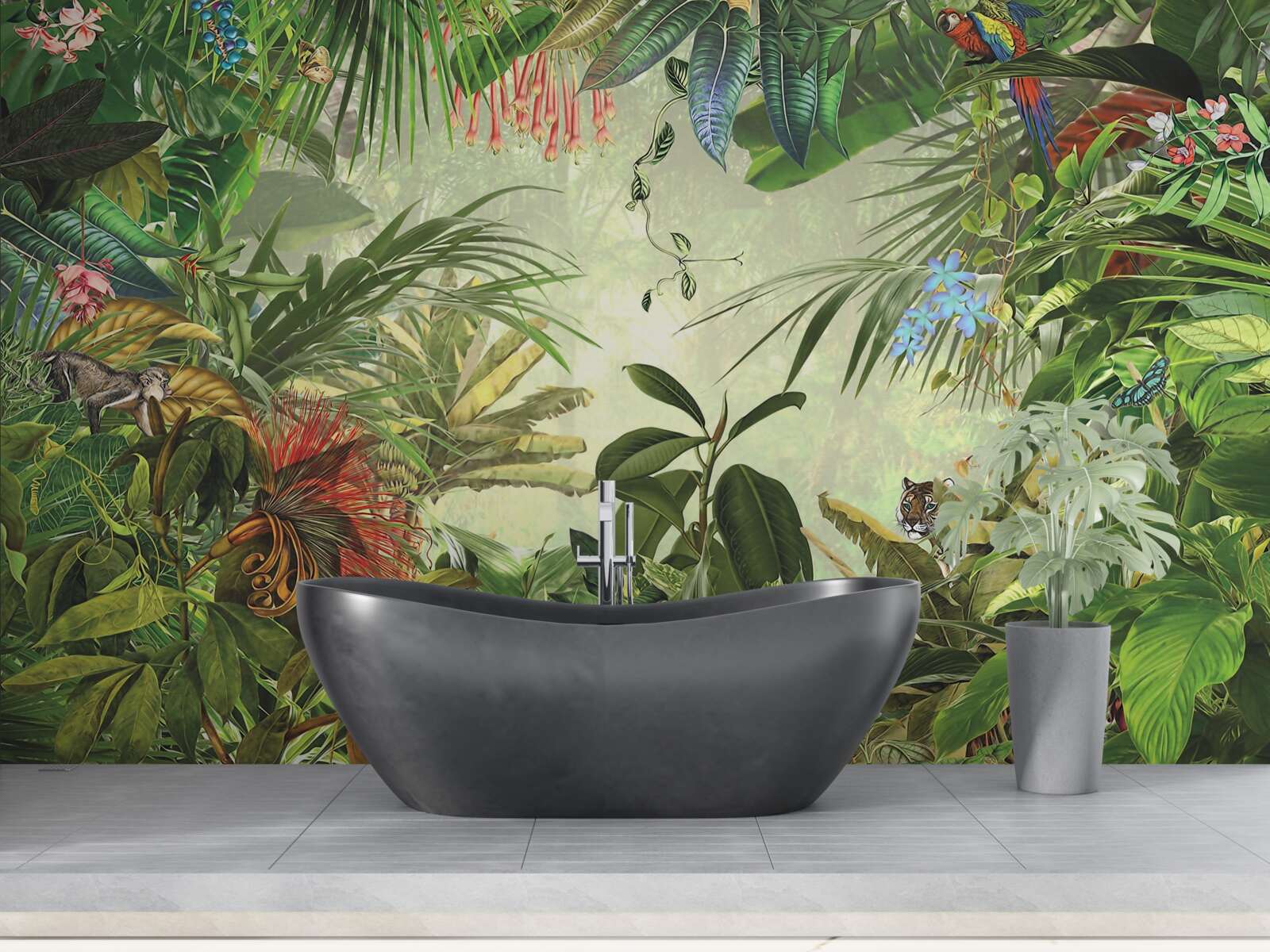 Fototapet vegetație tropicală