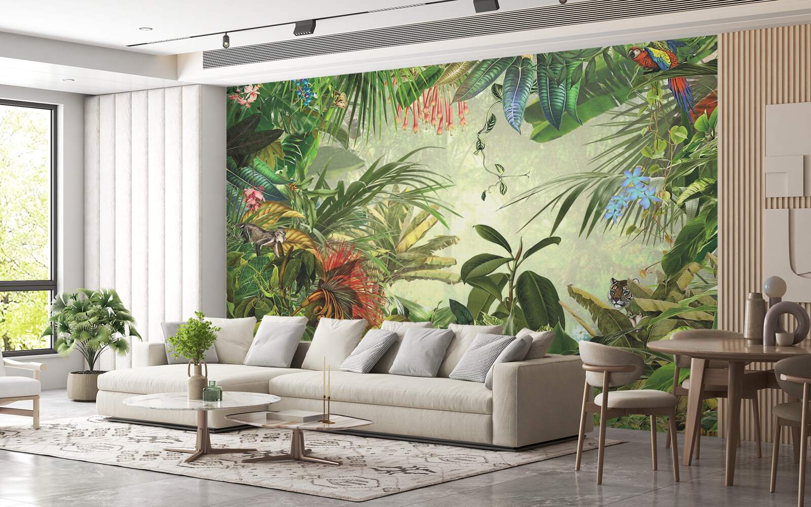 Fototapet vegetație tropicală