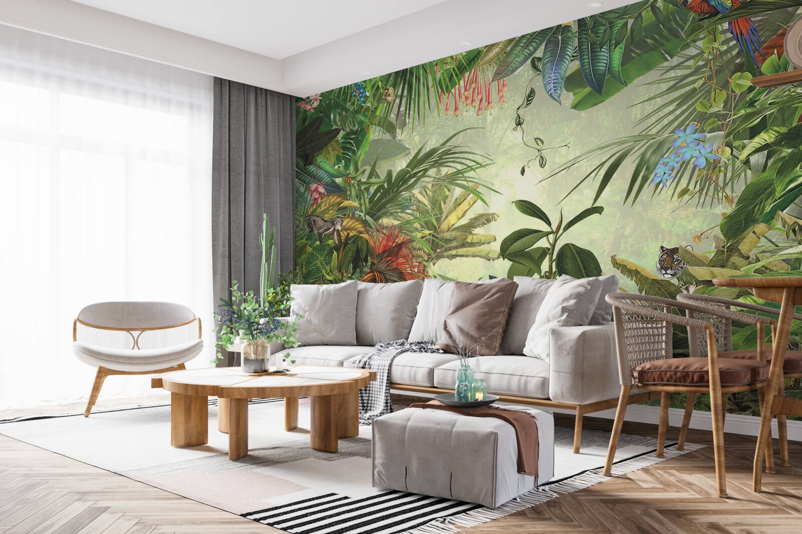 Fototapet vegetație tropicală