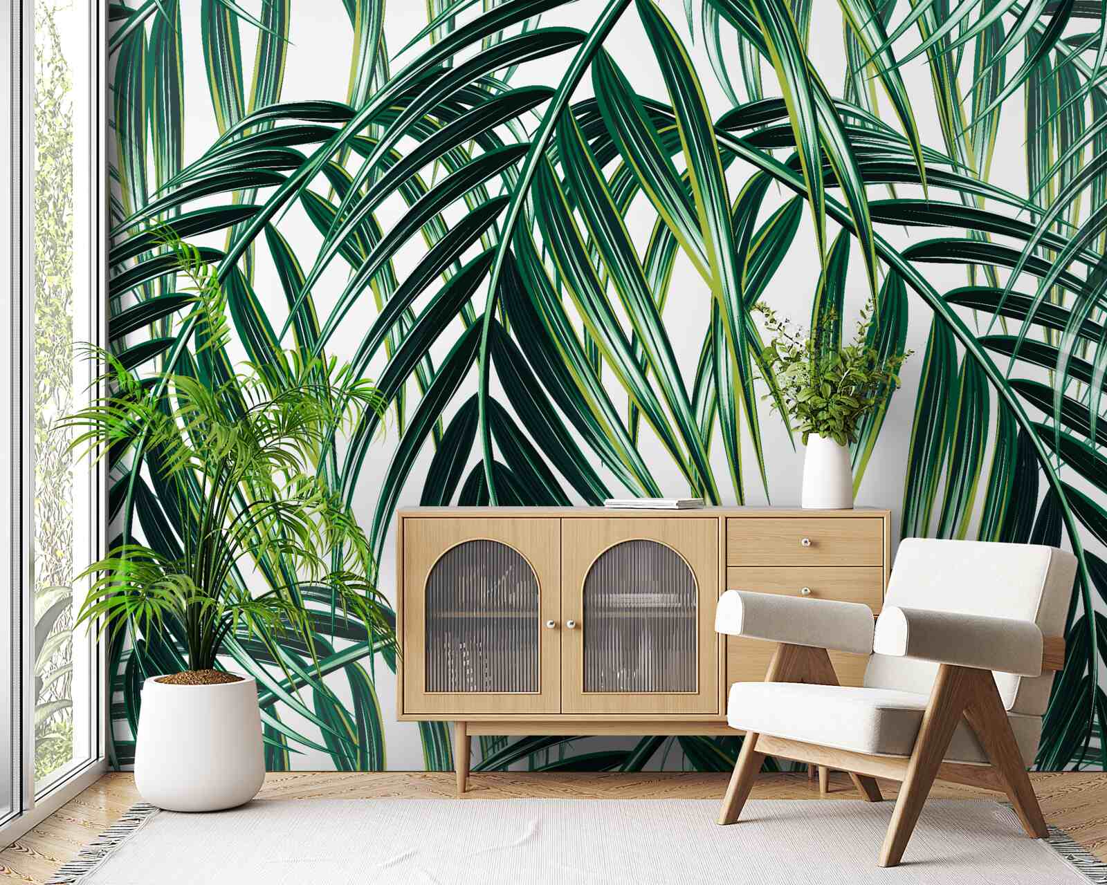 Fototapet ferigă verde luxuriantă