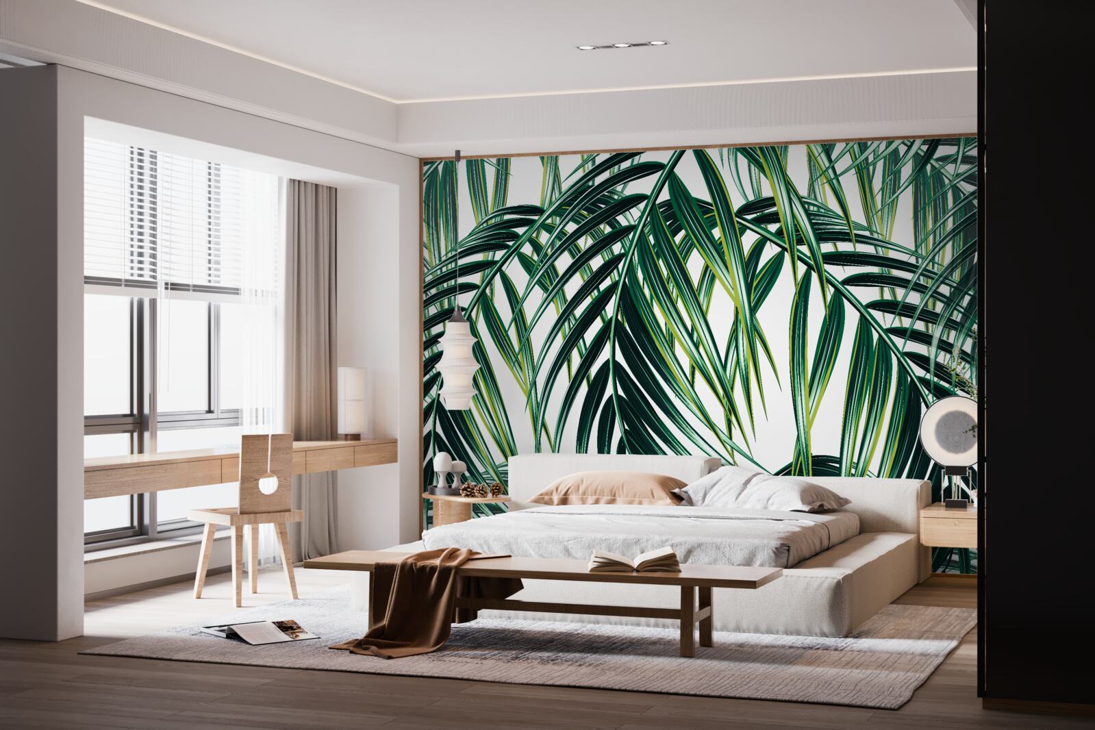 Fototapet ferigă verde luxuriantă