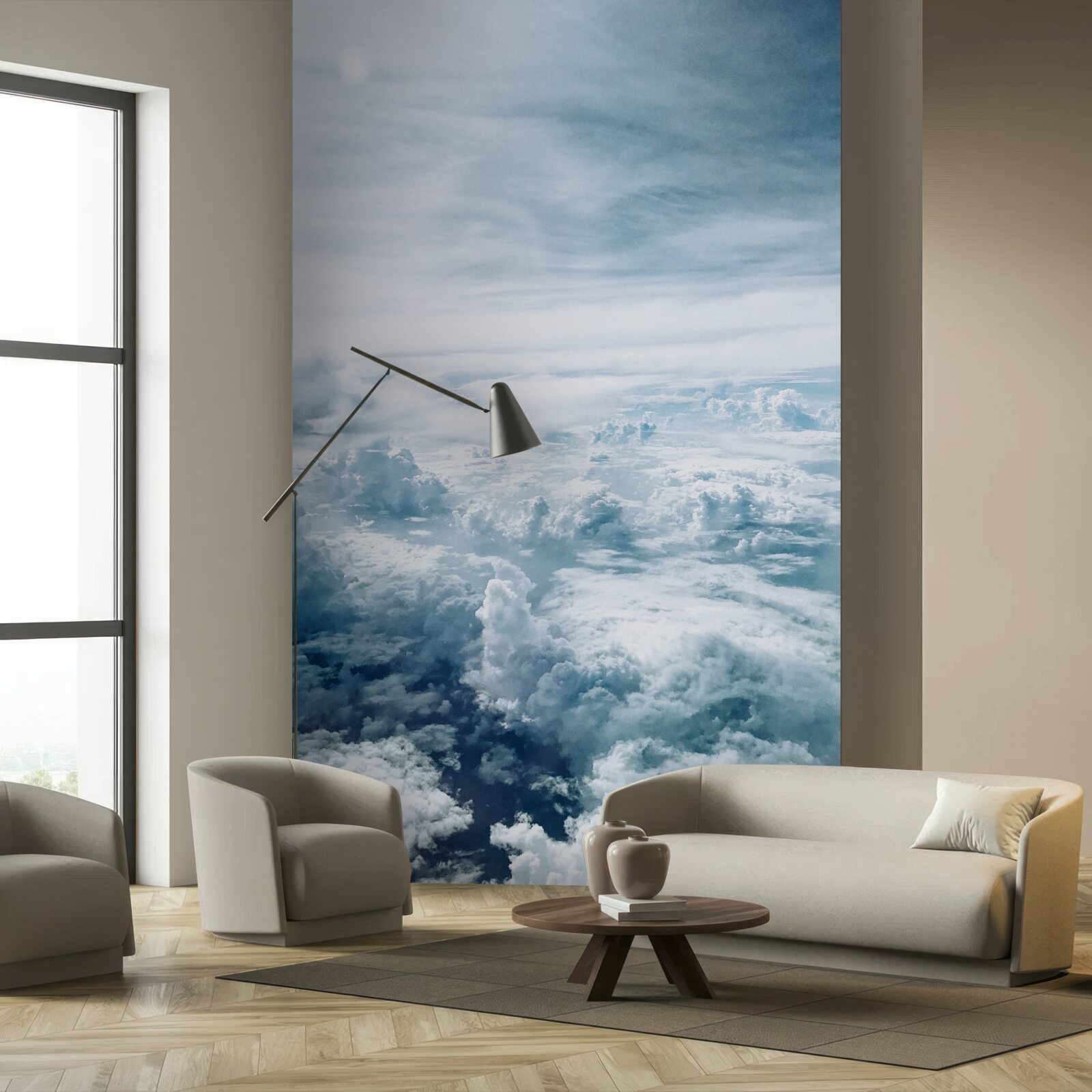 Fototapet nori maiestuoși pe cer