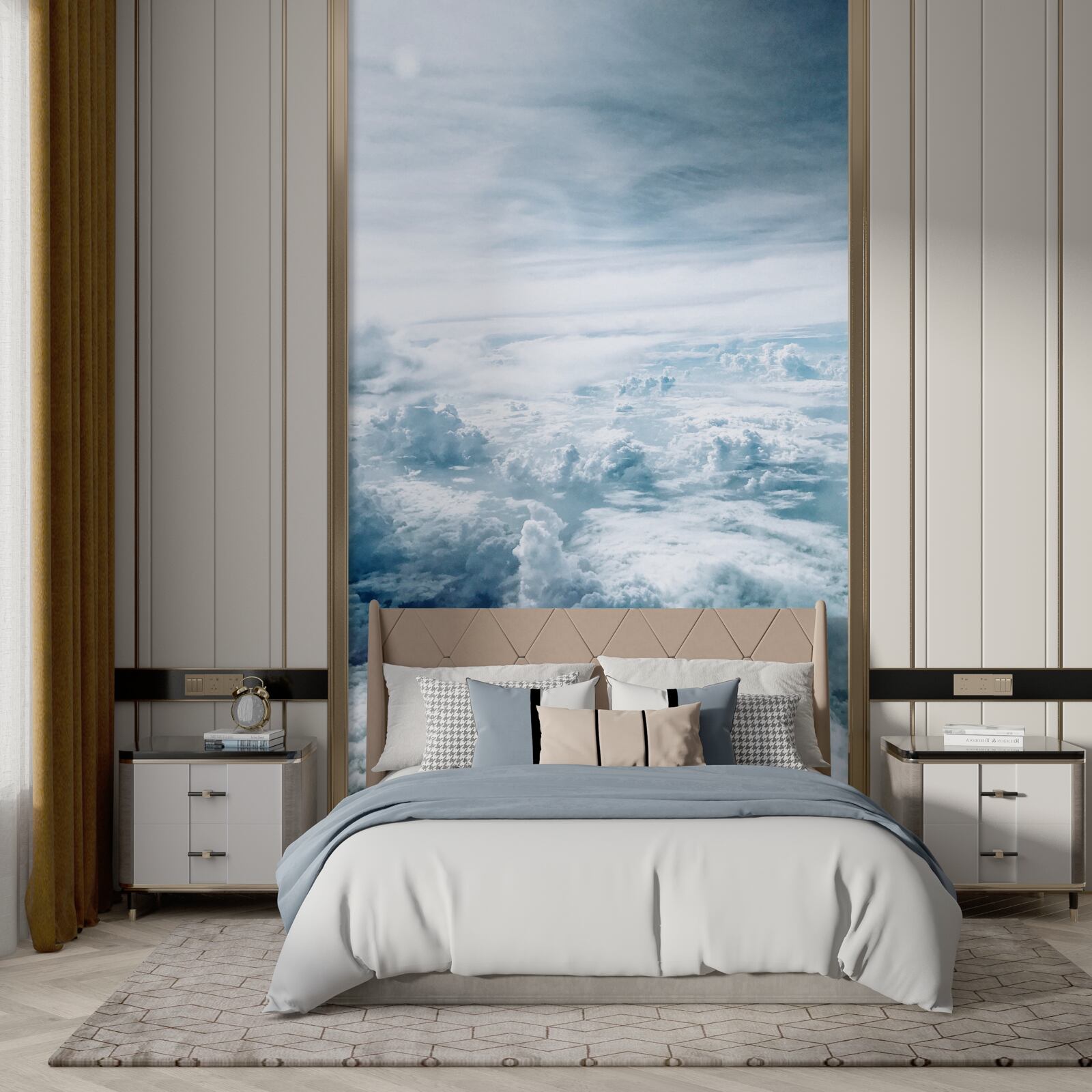 Fototapet nori maiestuoși pe cer