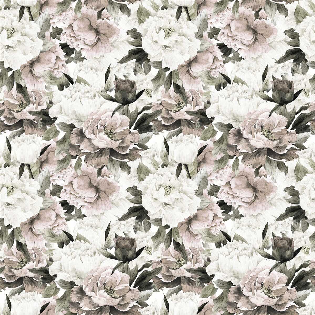 Fototapet muguri de lumină într-o compoziție de flori