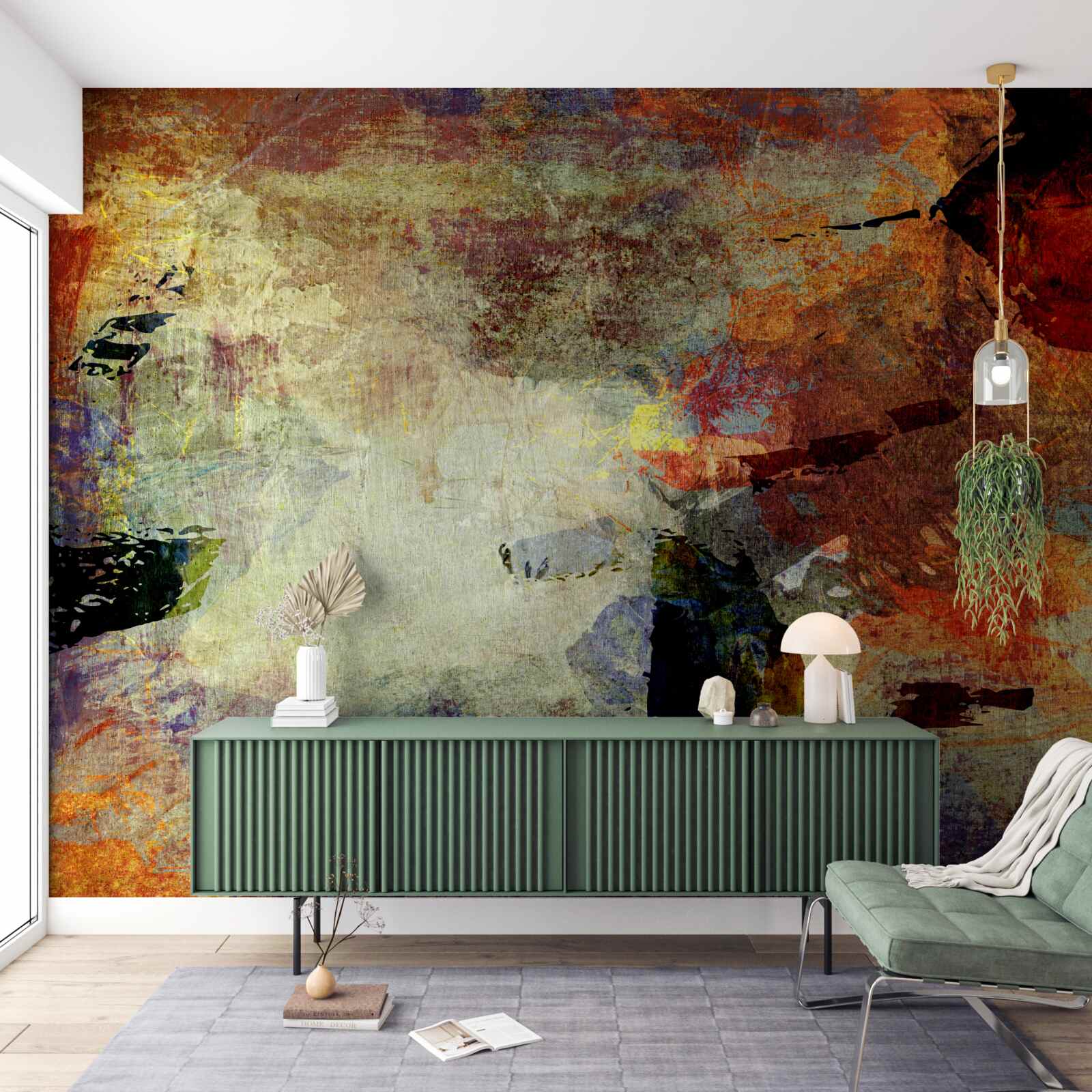 Fototapet culori de toamnă pe un fundal luminos