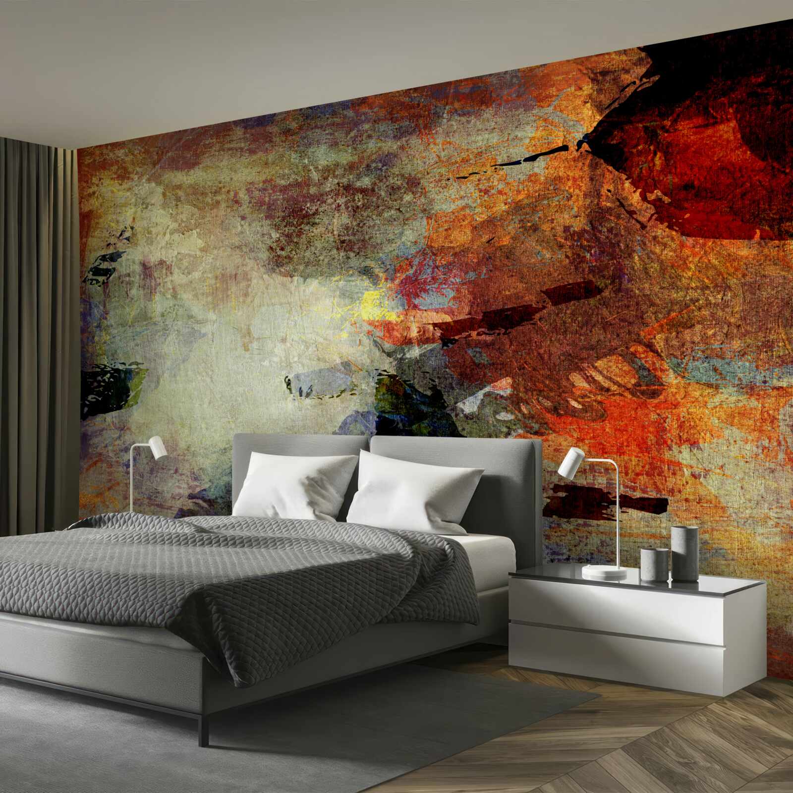 Fototapet culori de toamnă pe un fundal luminos