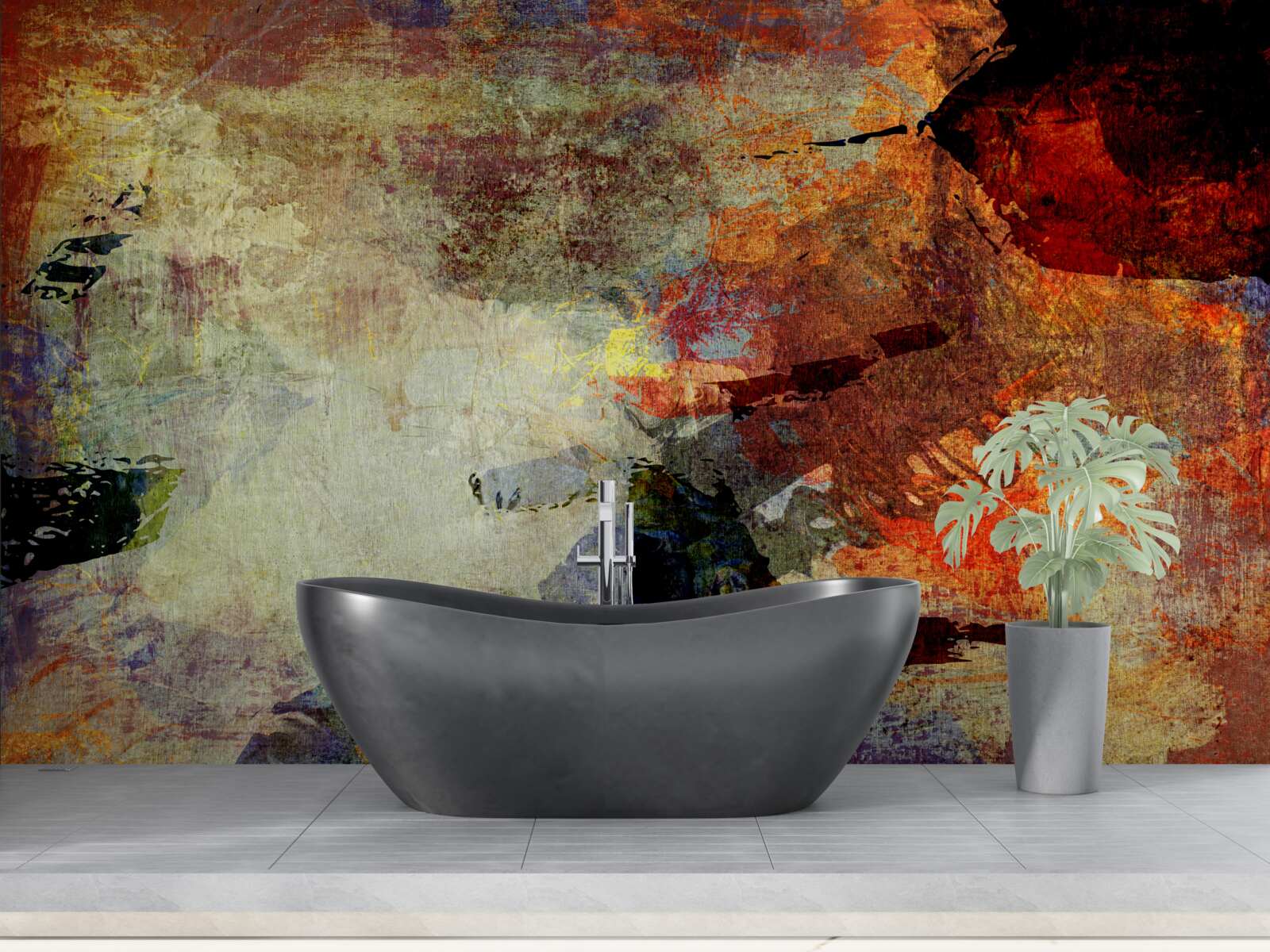 Fototapet culori de toamnă pe un fundal luminos