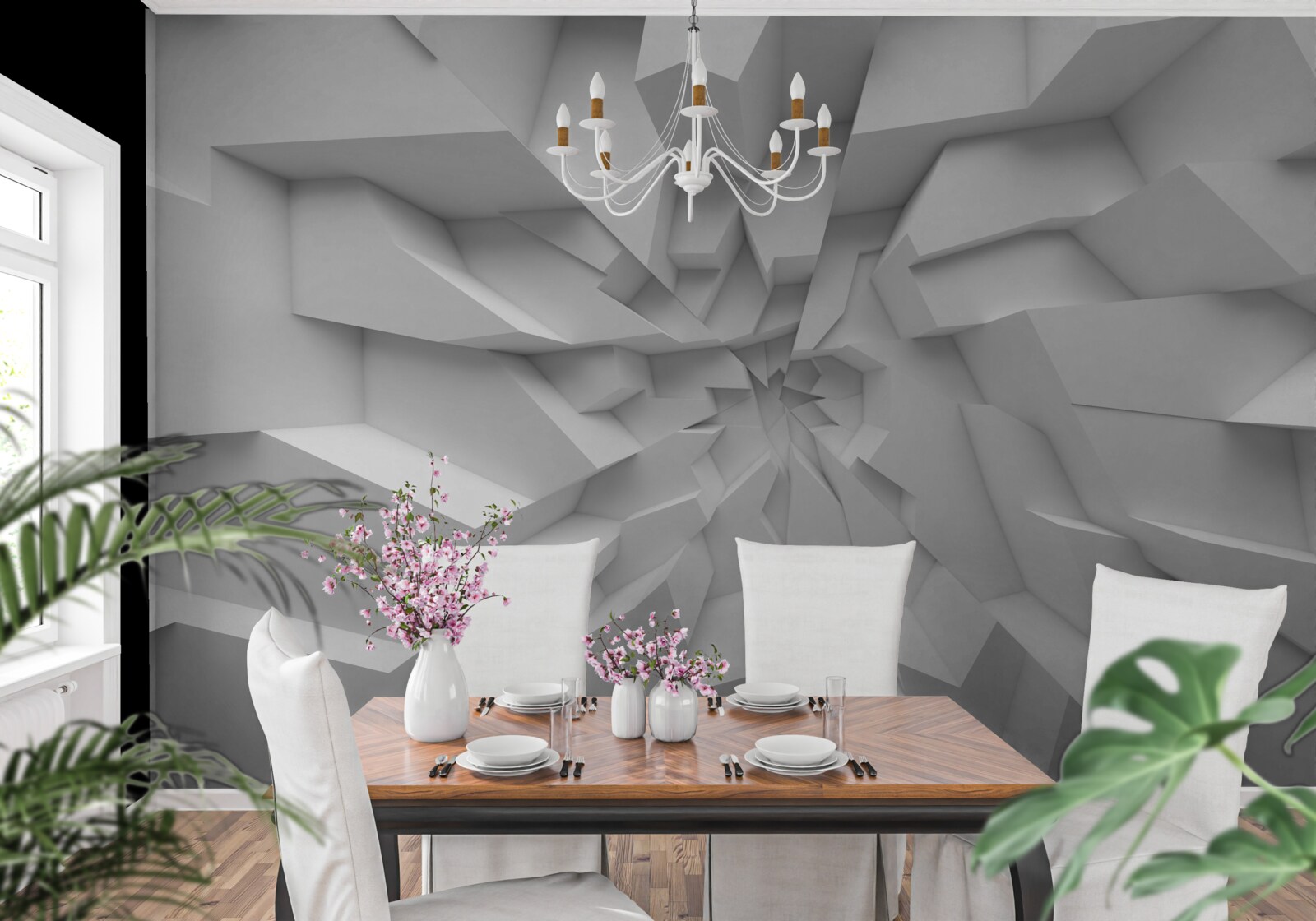 Fototapet forme abstracte 3d