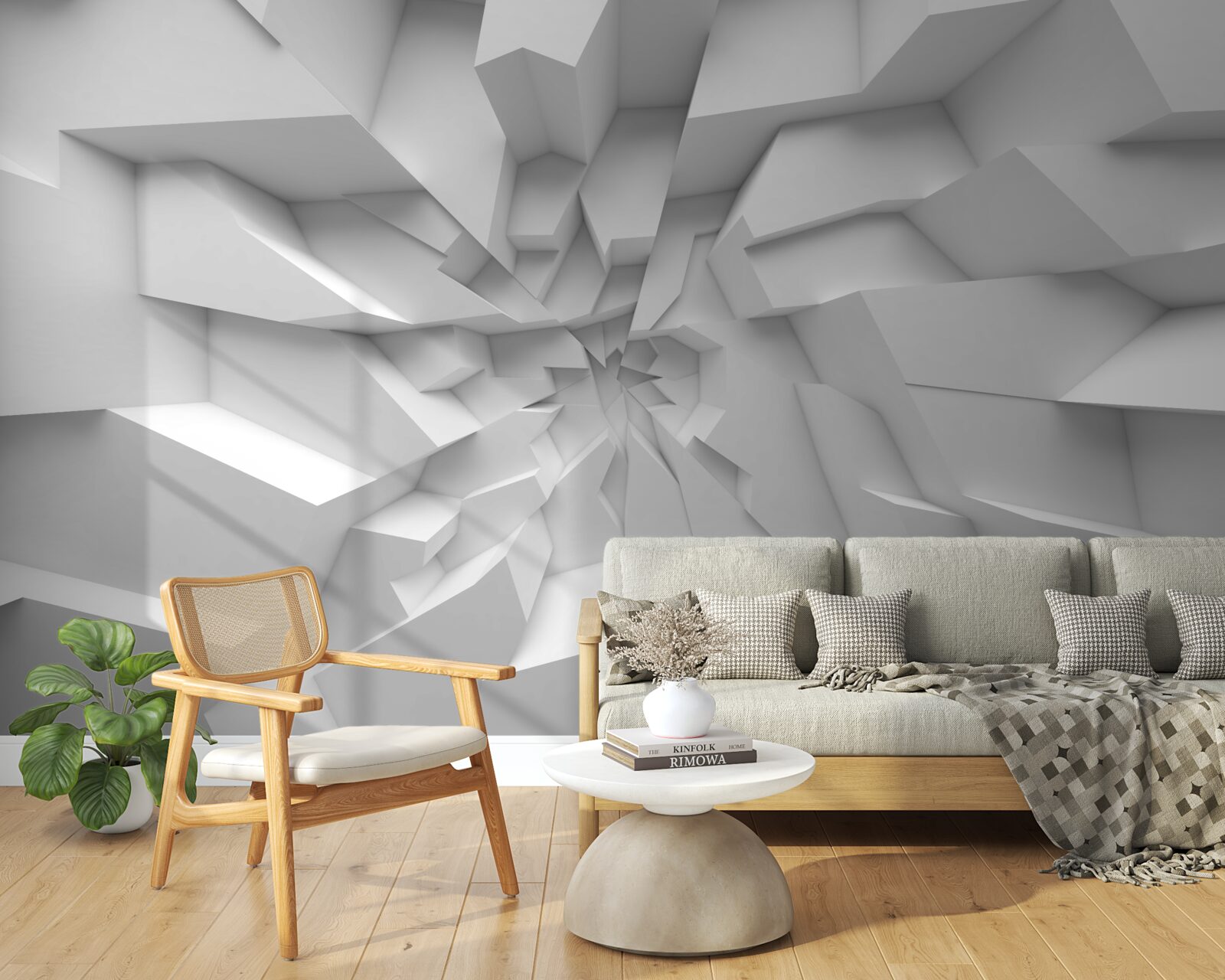 Fototapet forme abstracte 3d