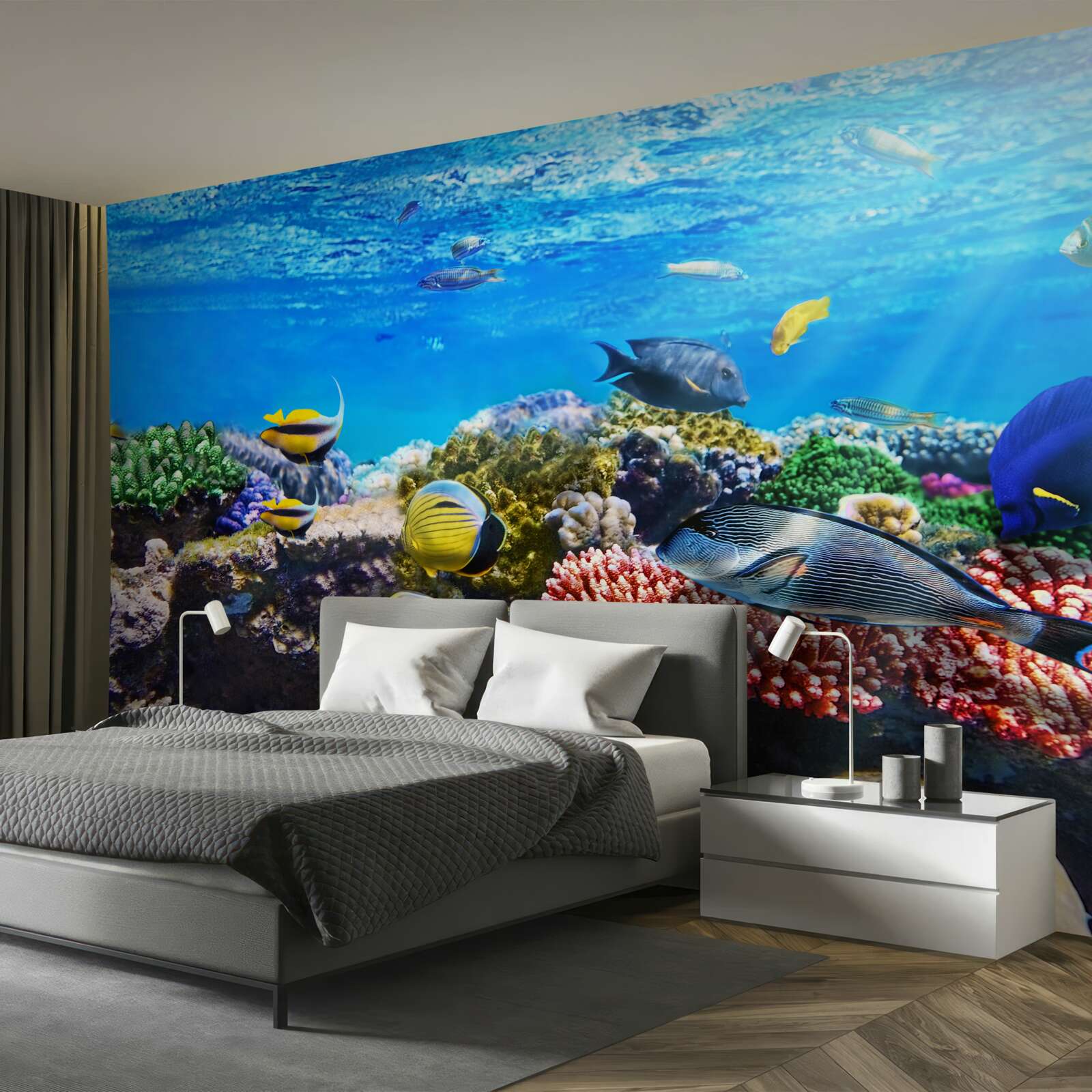 Fototapet lumea minunată a peștilor subacvatici