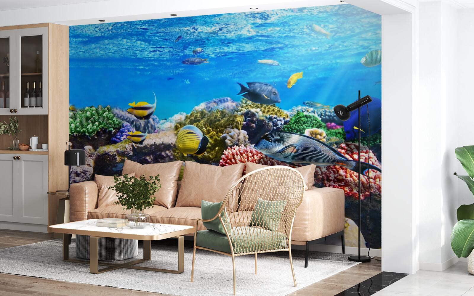 Fototapet lumea minunată a peștilor subacvatici