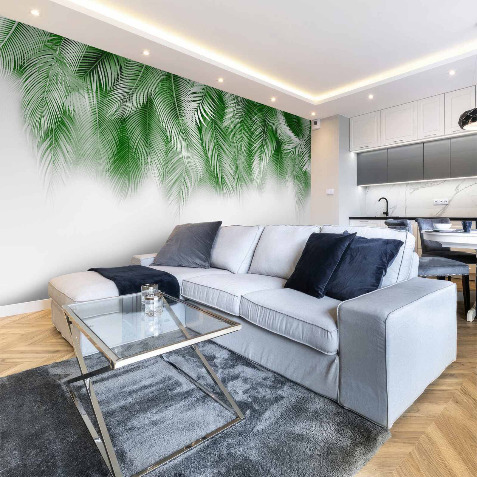 Fototapet frunze de ferigă verde deschis