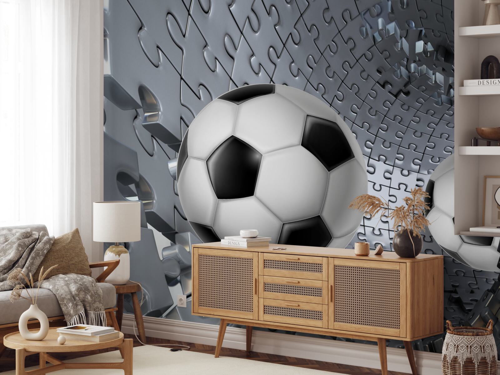 Fototapet bile și puzzle-uri