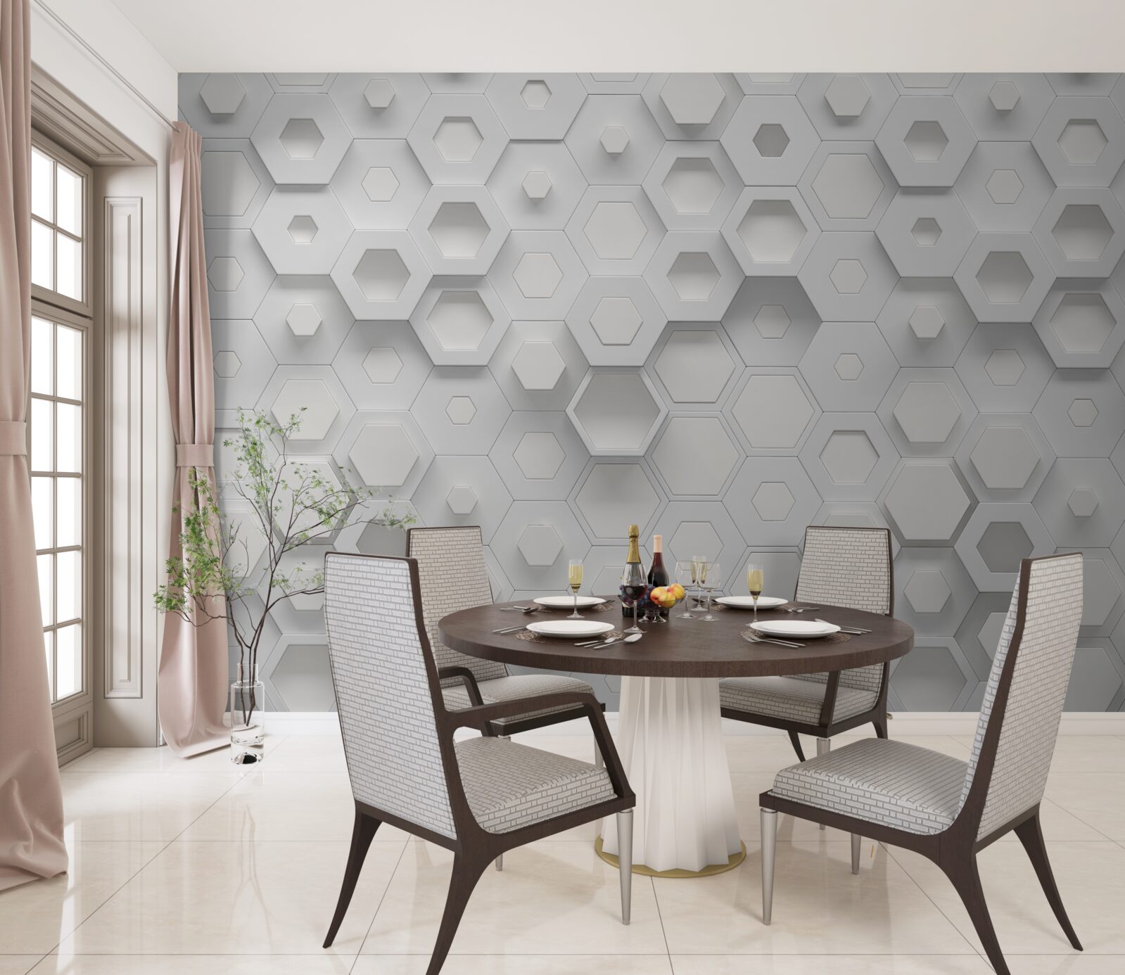 Fototapet abstractizarea fagurelui de miere