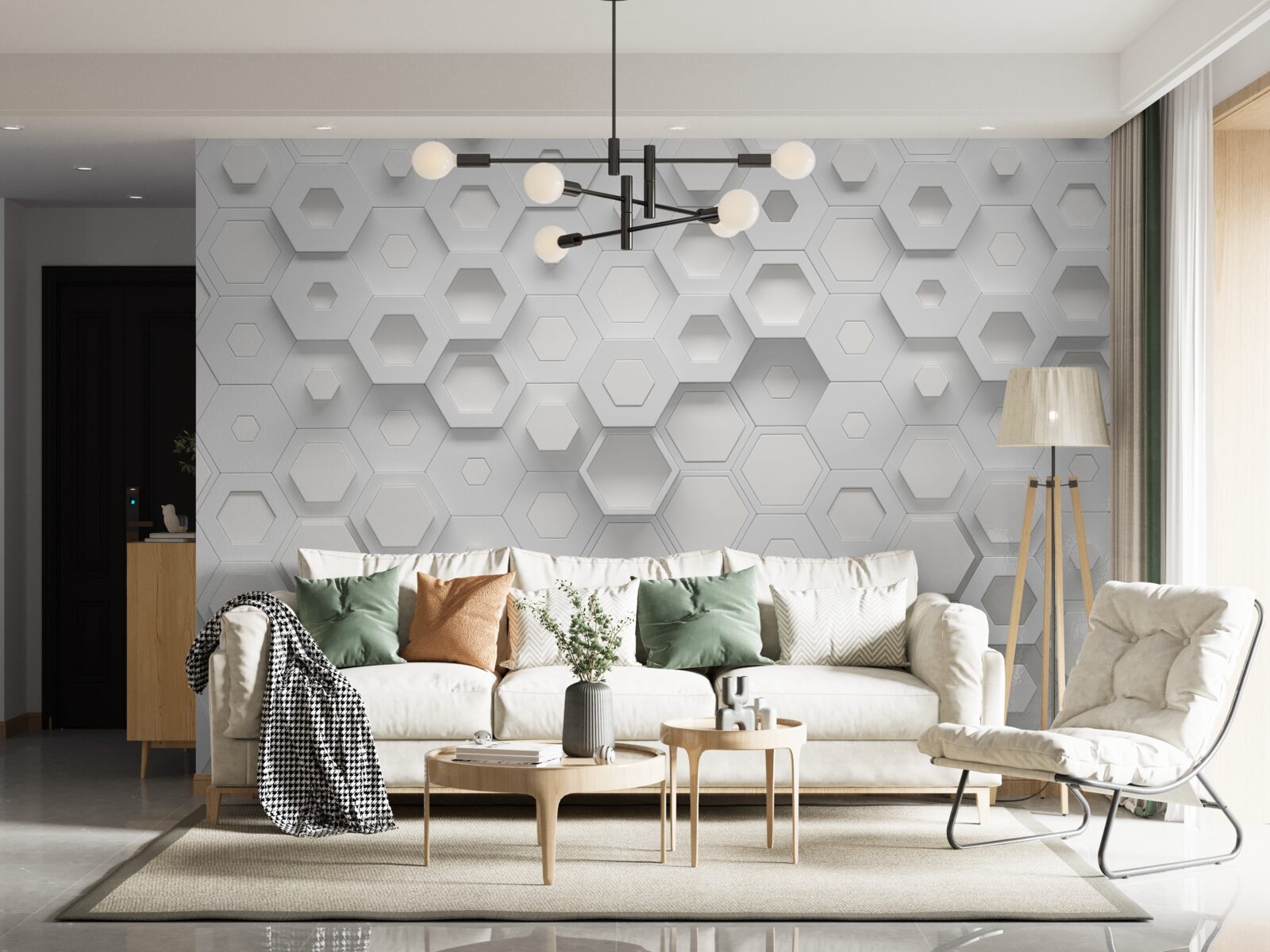 Fototapet abstractizarea fagurelui de miere