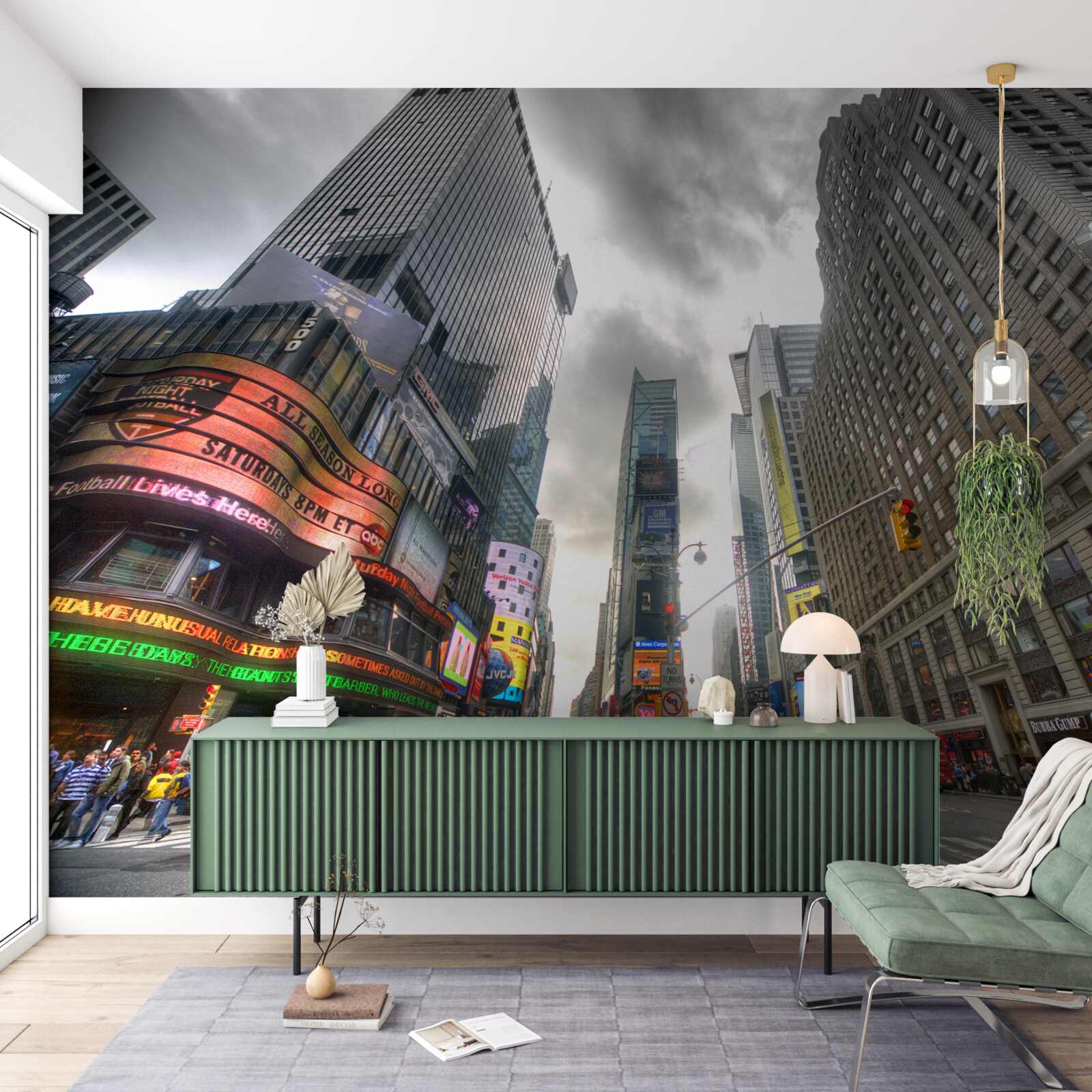 Fototapet orașul în ajunul furtunii