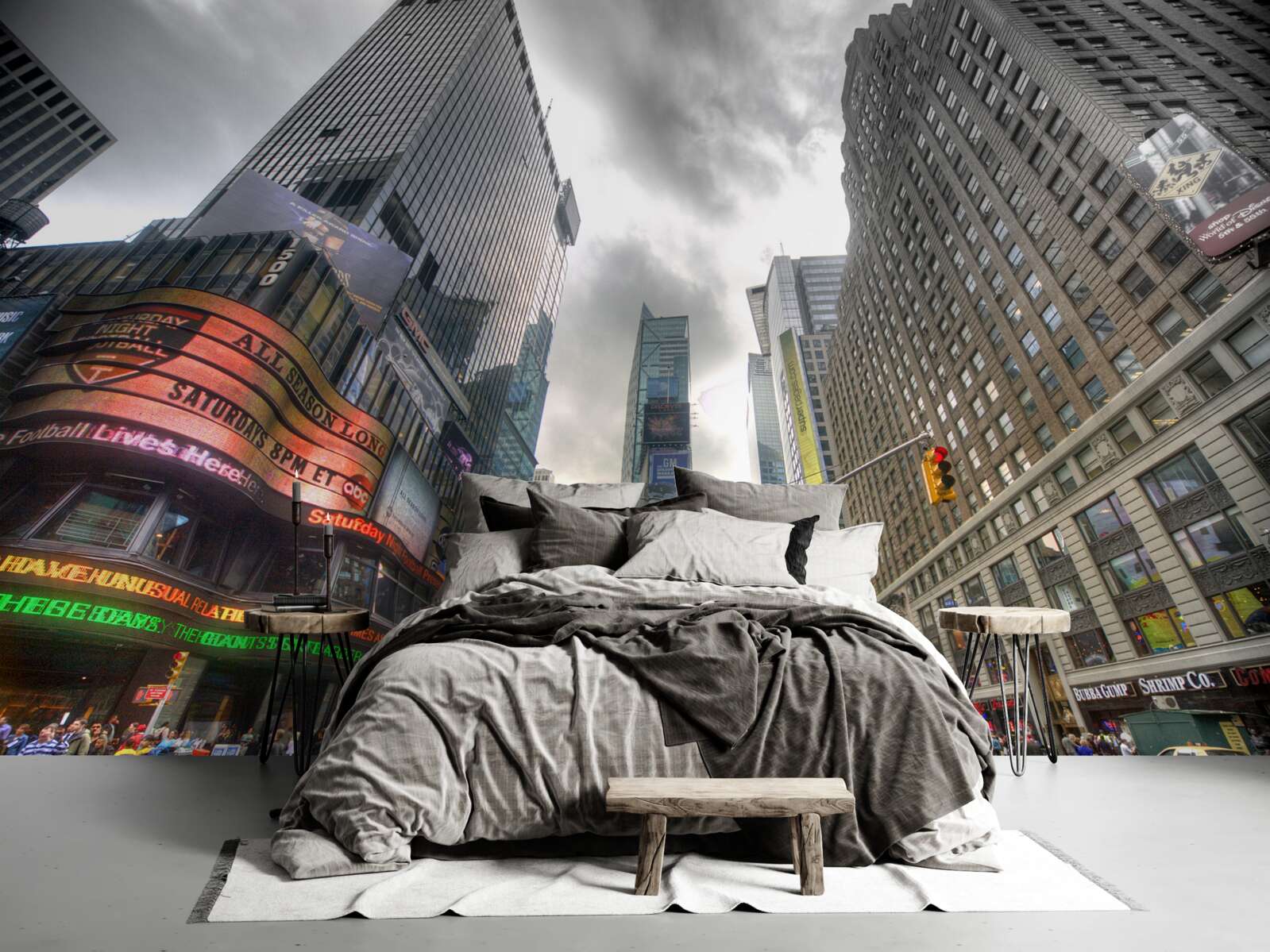 Fototapet orașul în ajunul furtunii