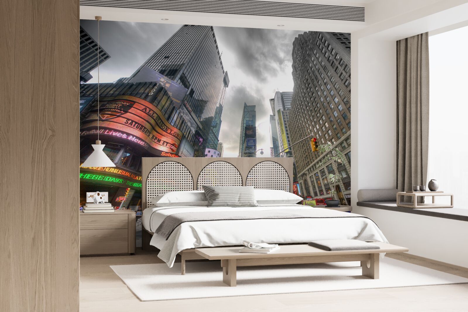 Fototapet orașul în ajunul furtunii