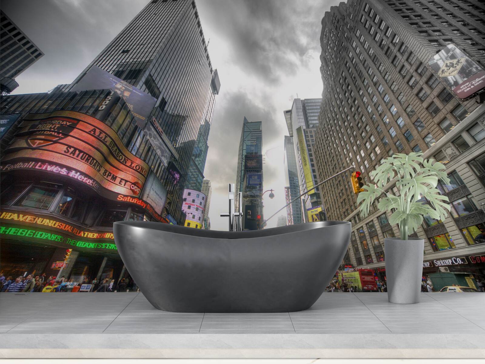 Fototapet orașul în ajunul furtunii