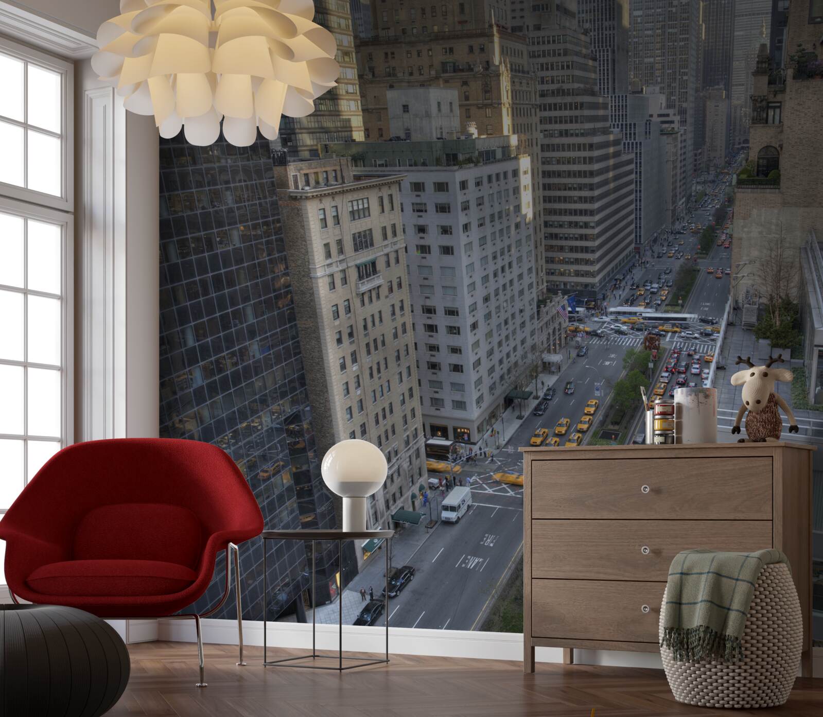 Fototapet vedere a orizontului cu drum