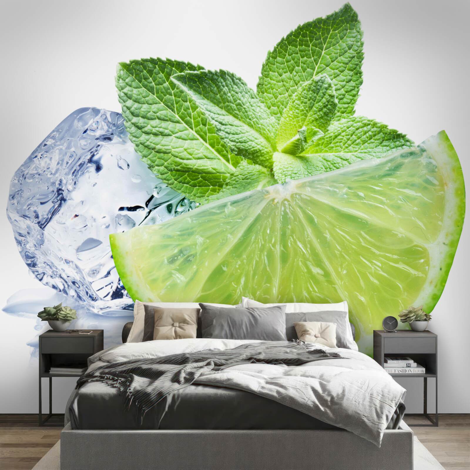 Fototapet Cocktail de lime și mentă