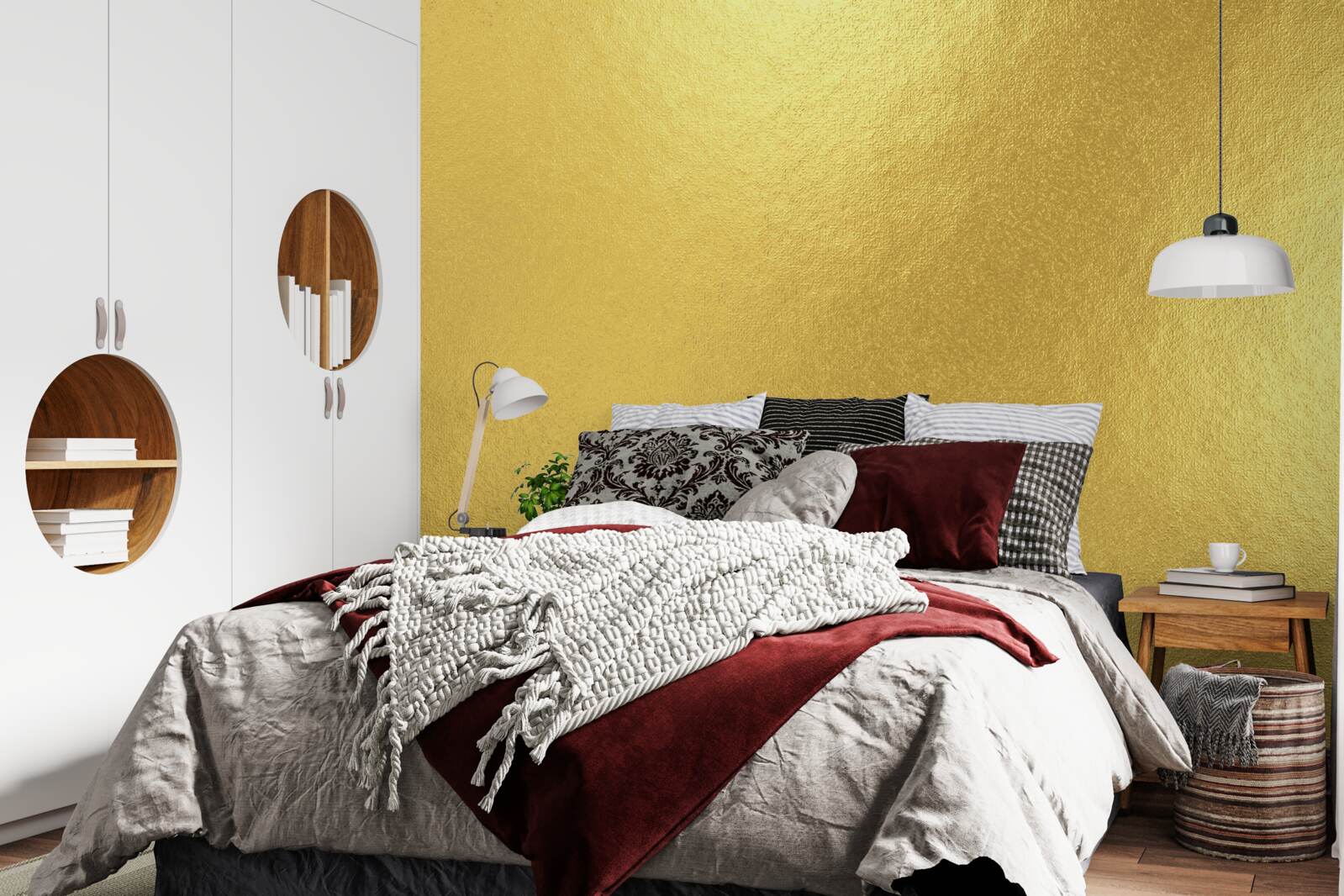 Fototapet soarele prin fereastră când plouă