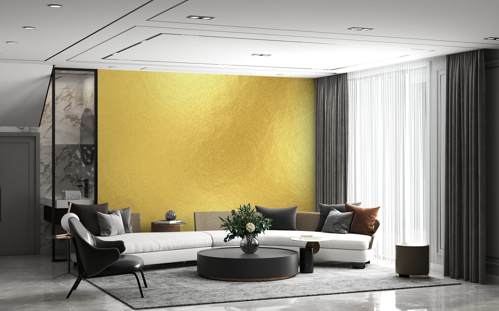 Fototapet soarele prin fereastră când plouă