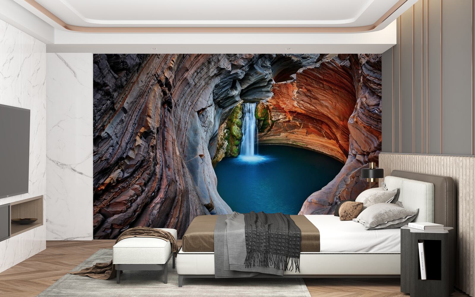 Fototapet colț de peșteră