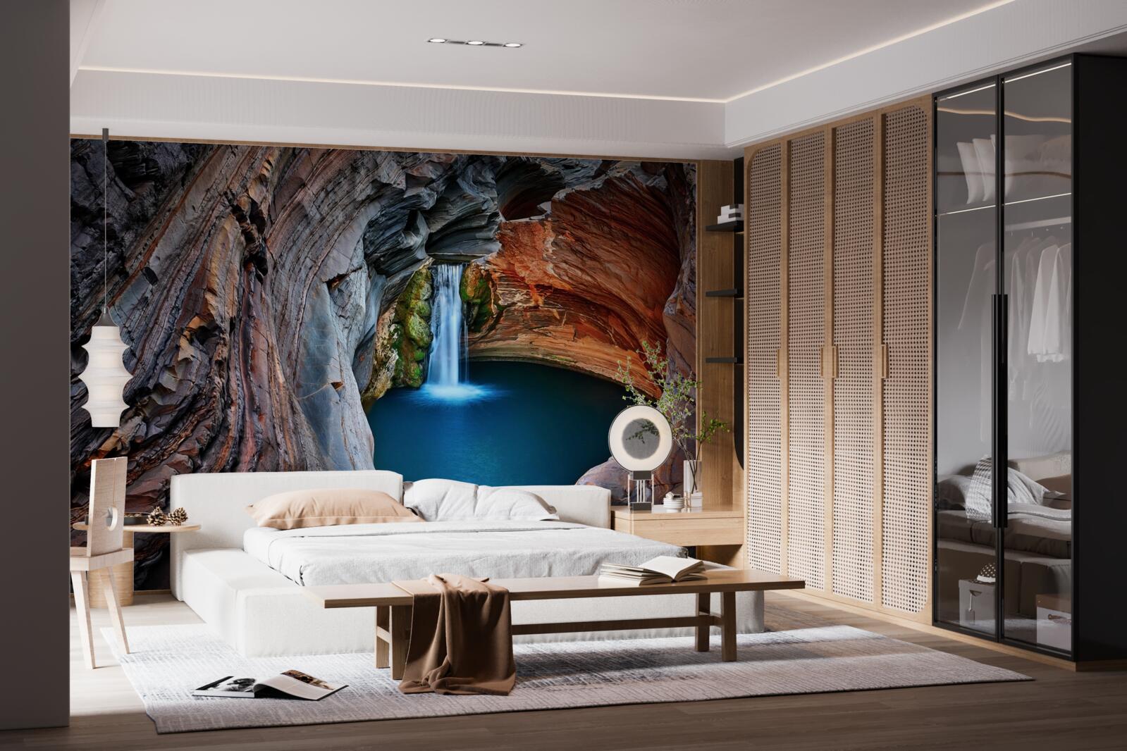 Fototapet colț de peșteră