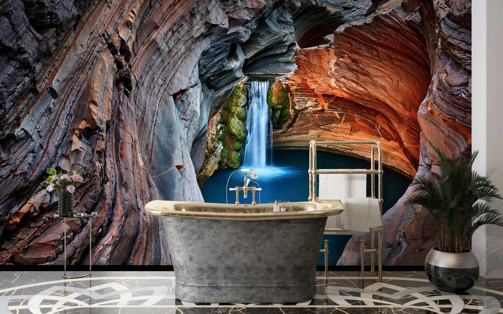 Fototapet colț de peșteră