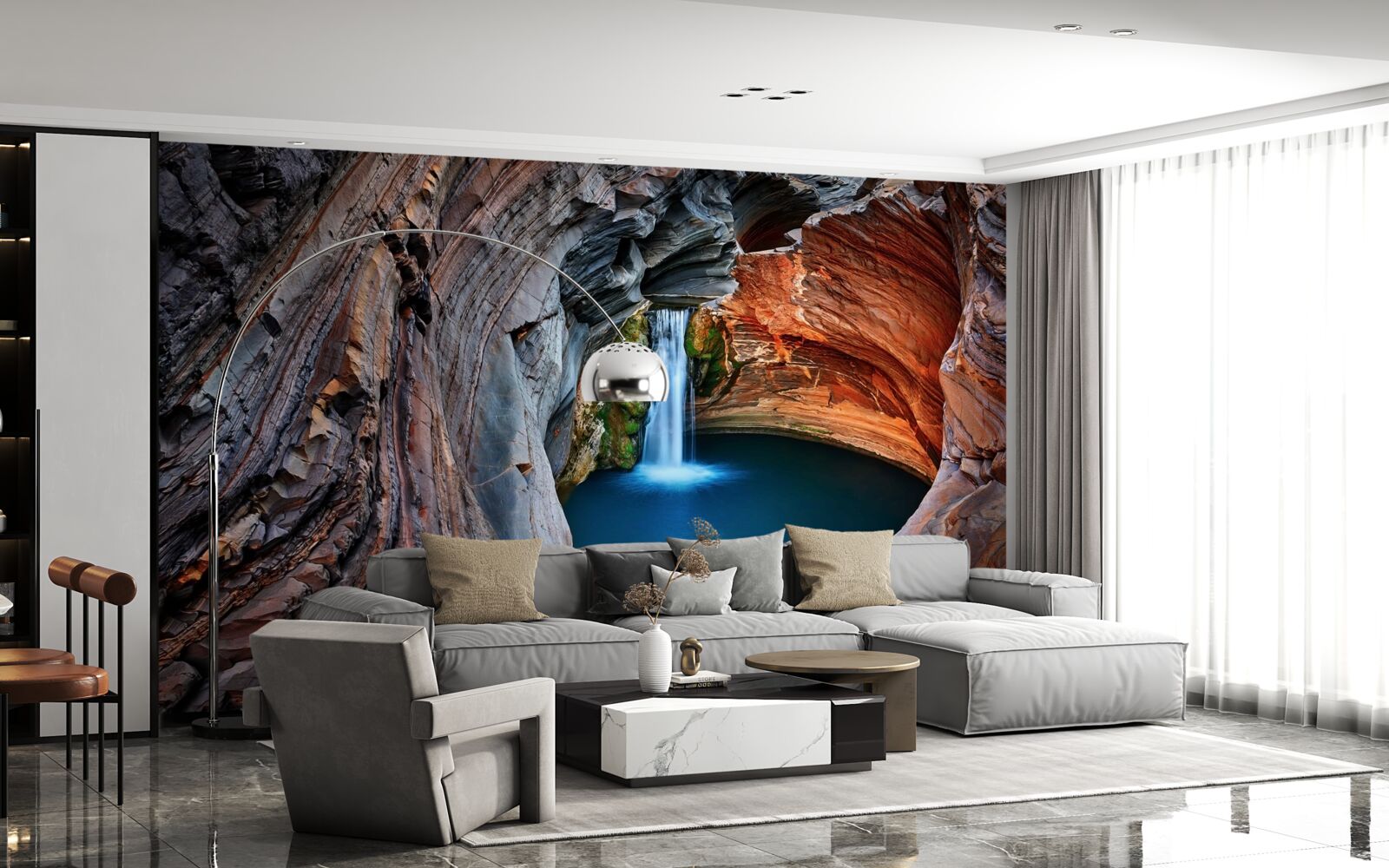 Fototapet colț de peșteră