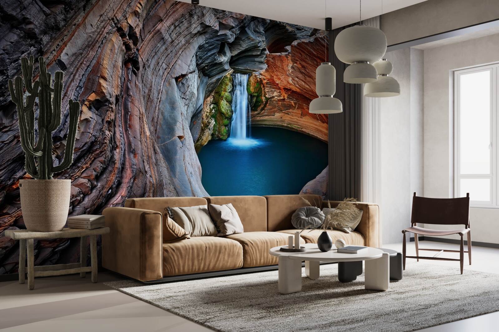 Fototapet colț de peșteră