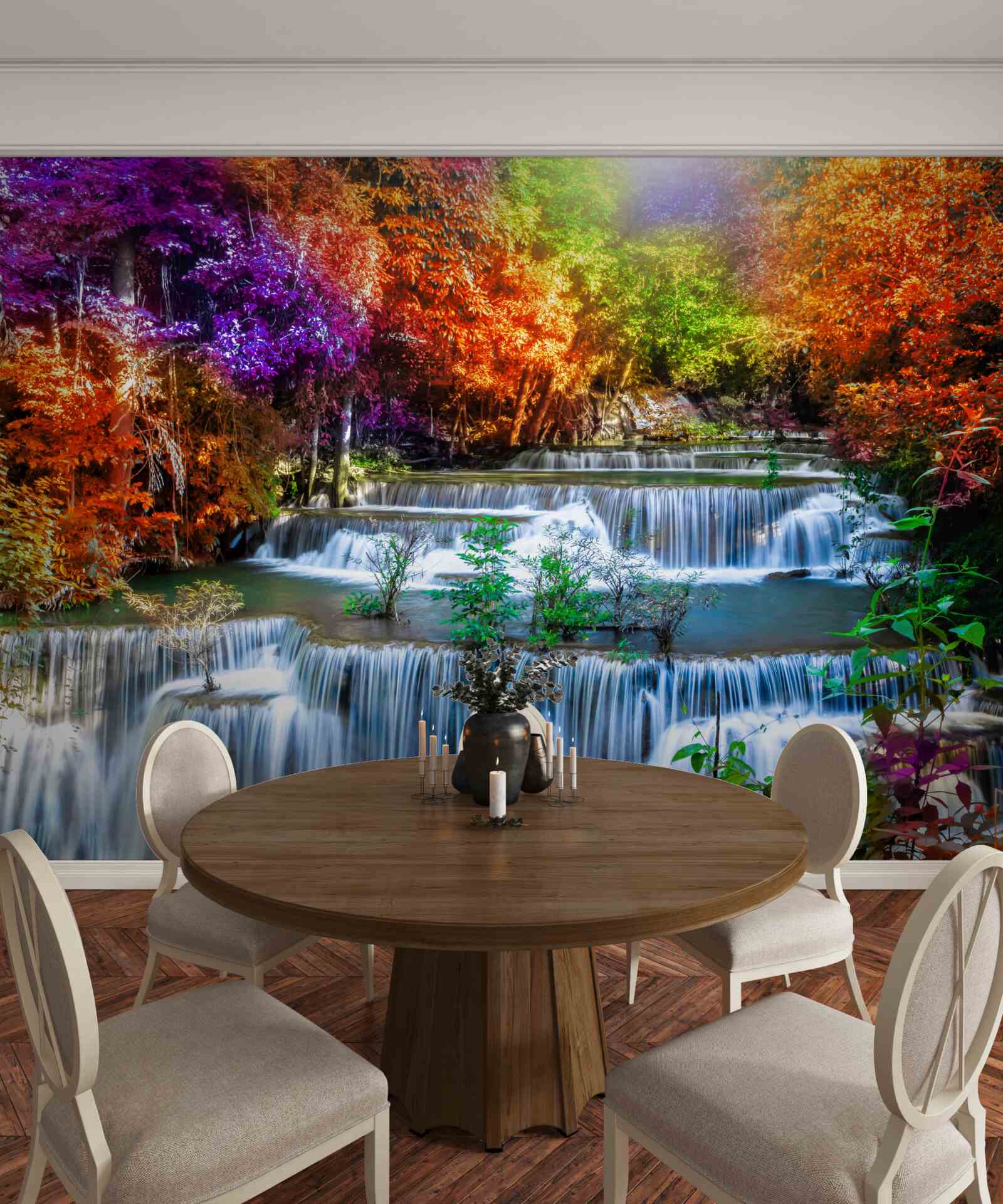 Fototapet cascadă de toamnă în deșert