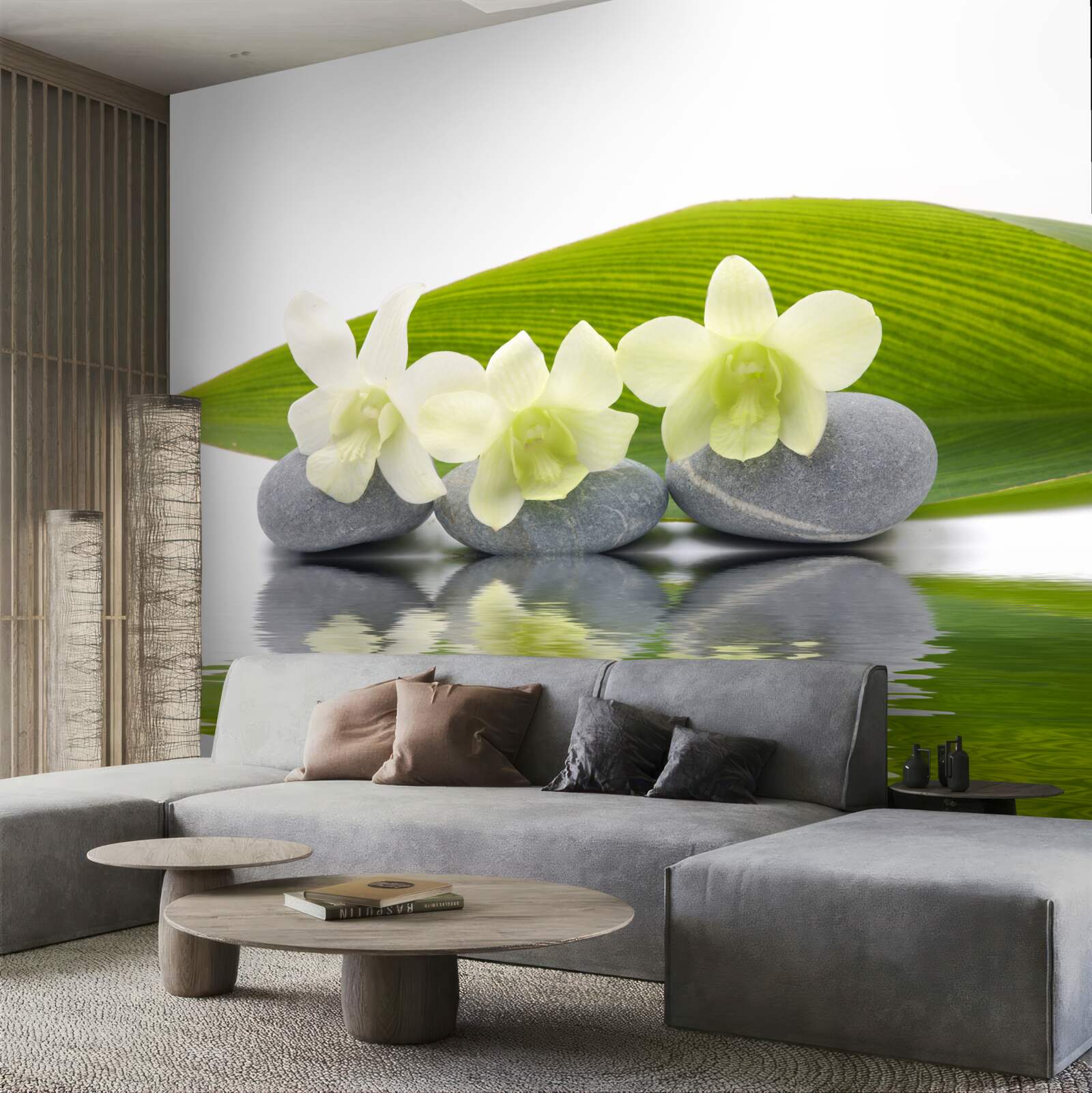 Fototapet linie pe suprafața apei